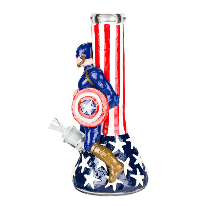 Superhero Captain Star 12" Glass Bong - PILOTDIARY
