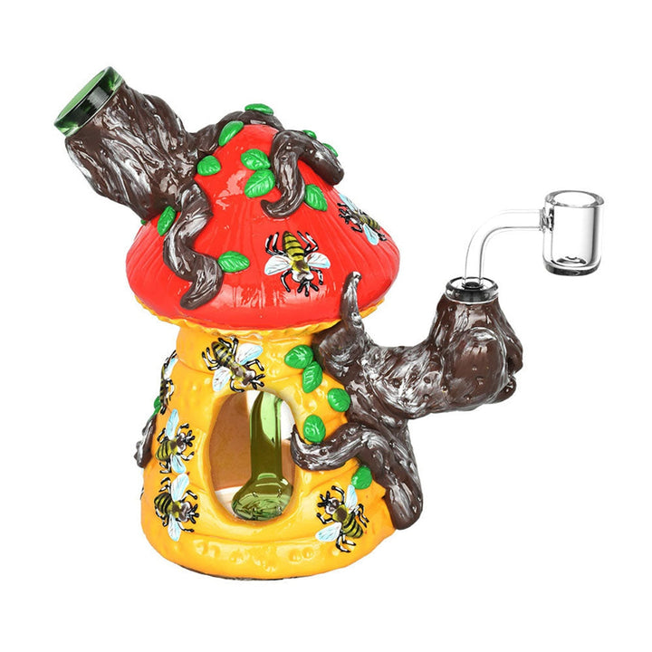 Dab Rig Bee Symbiotic Beehive Glass Dab Rig with Disc percolator – PILOTDIARY