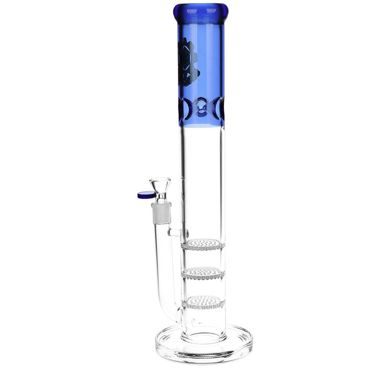 Triple Honeycomb Perc Straight Tube Bong - pilotdiary