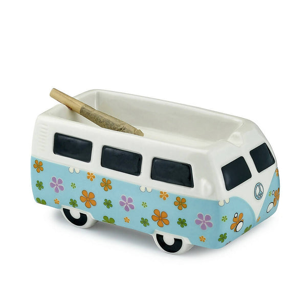 Vintage Bus Flower Ashtray - pilotdiary