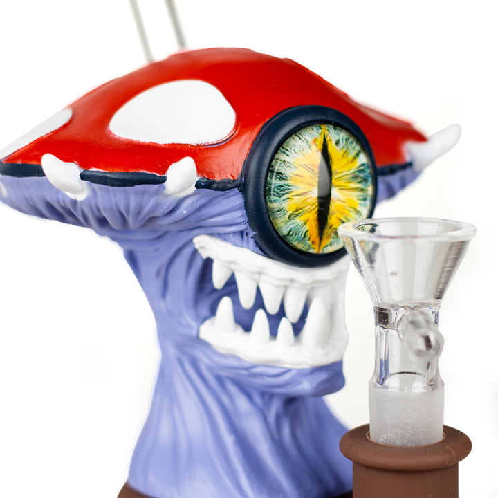 Vinyl Mushroom Monster Bong - pilotdiary