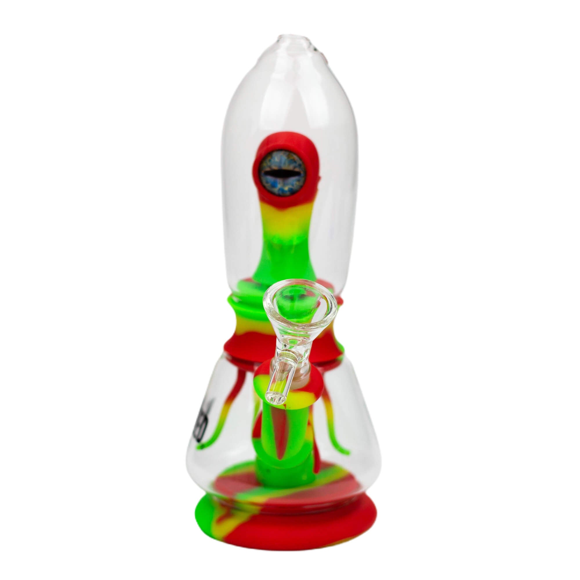 WENEED - 7" Silicone Monster Double Filter Bong 