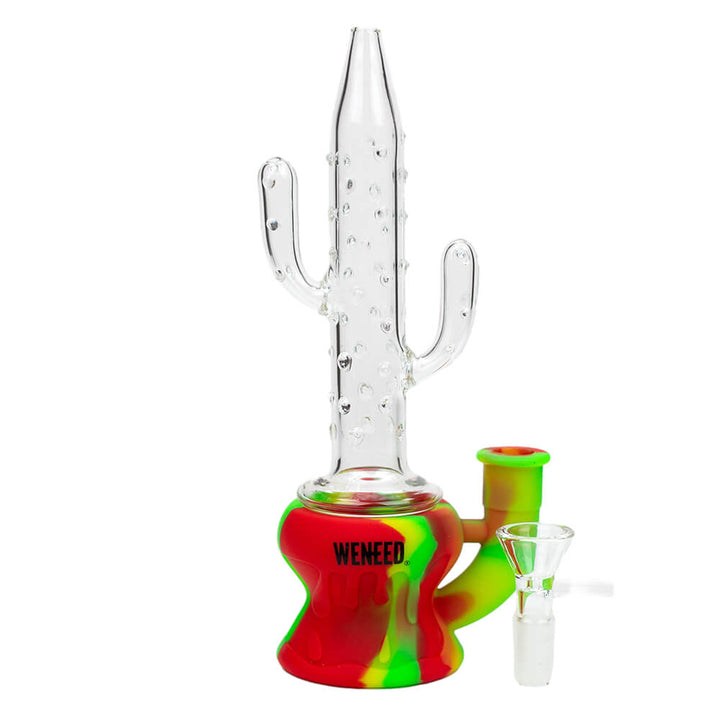 WENEED - 9" Silicone Cactus Bong