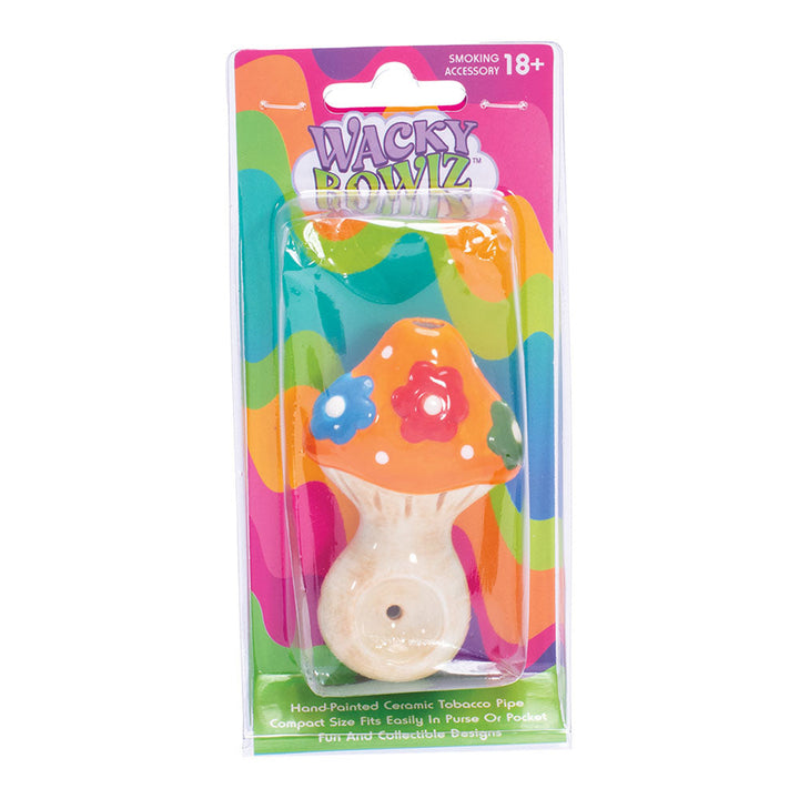 Wacky Bowlz Flower Mushroom Shaped Pipe - PILOTDIARY