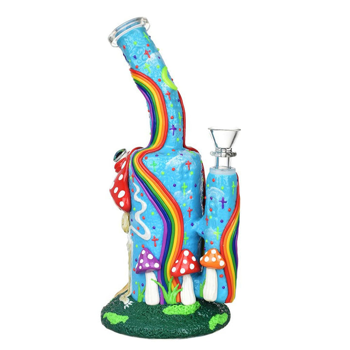 Wide-eyed Glow in the Dark Mushroom Bong - PILOTDIARY
