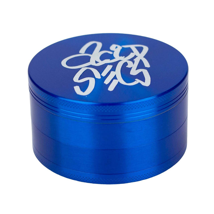 Acid Secs 75mm Metal Herb Grinder in blue color