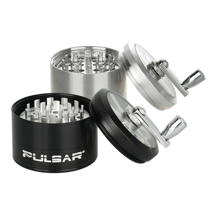 Aluminum Crank Handle Herb Grinder