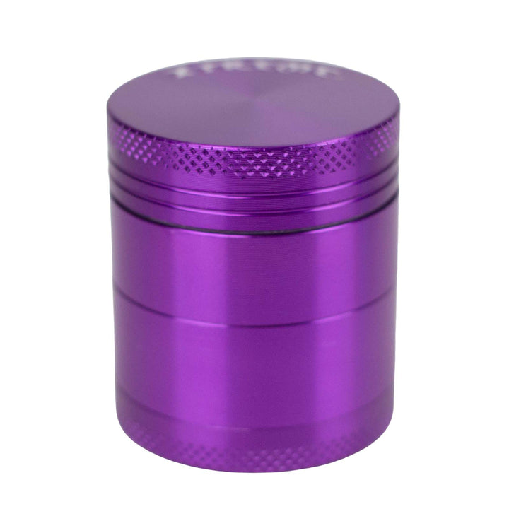 Purple Aluminum Herb Grinder 1.9" Compact 4-Piece Design