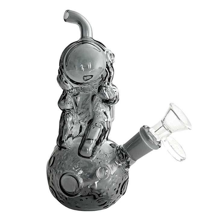 Grey Astronaut Electroplate Water Pipe