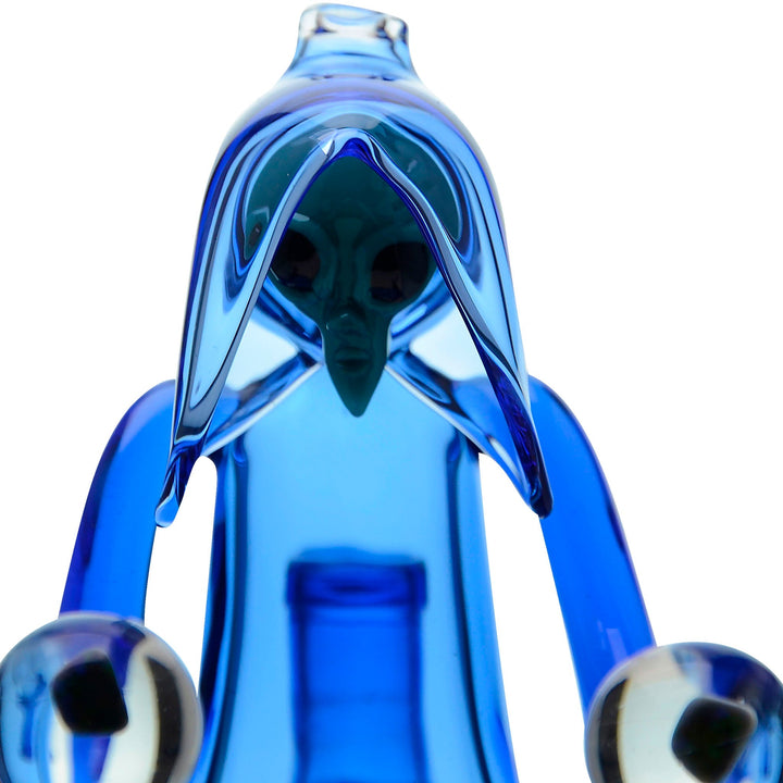 Blue Cloaked Voyager Dab Rig Alien Face