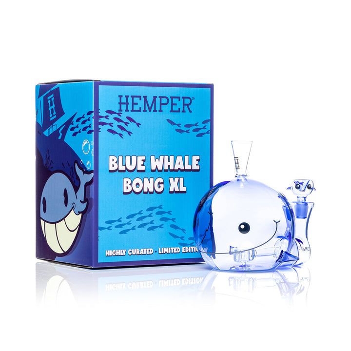Blue Whale XL Bong packaging box