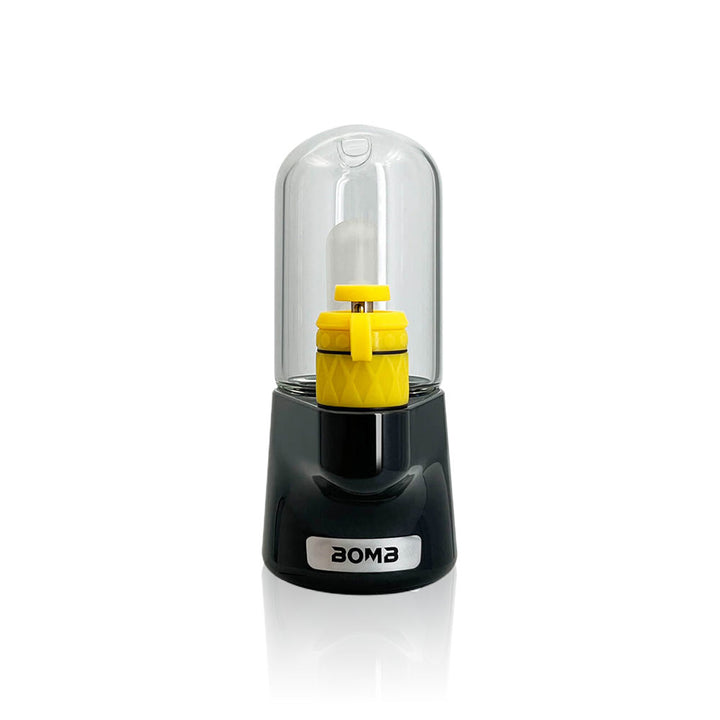 Bomb Pro Portable Dab Rig black color back view