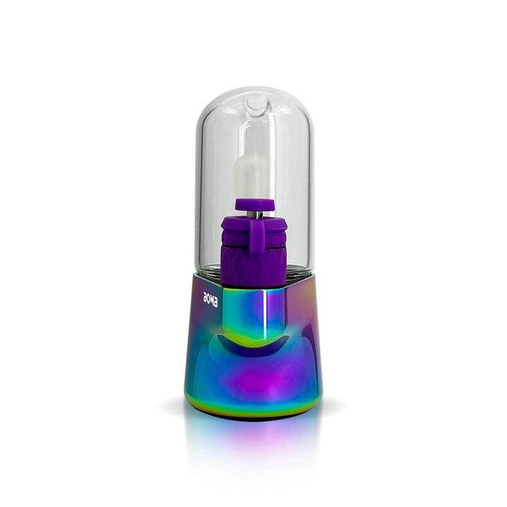 Bomb Pro Portable Dab Rig rainbow color back view