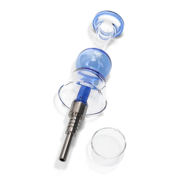 Bubble Shield Nectar Collector Glass Straw - PILOTDIARY