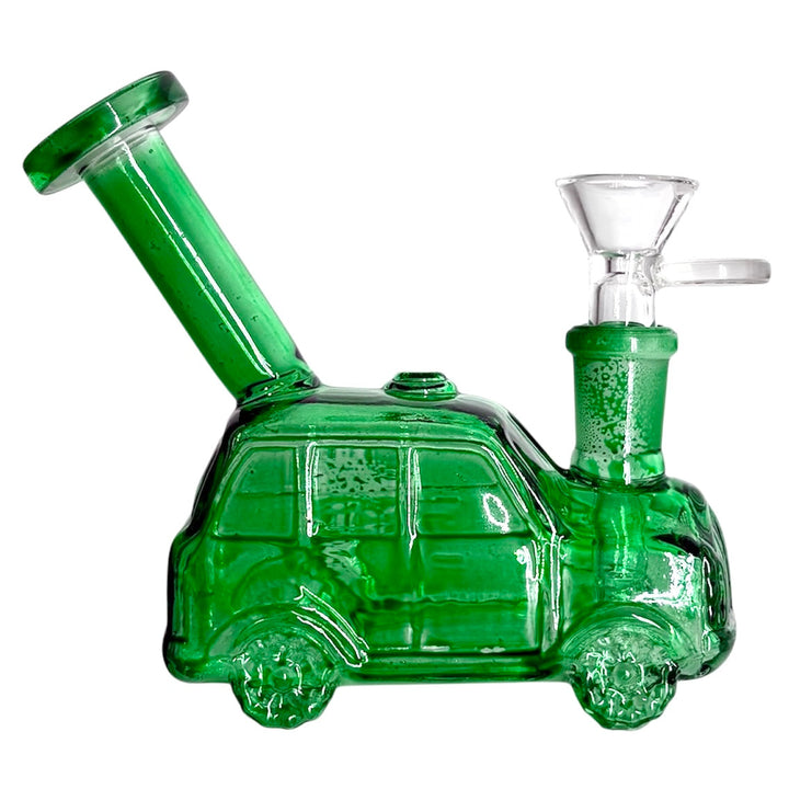 Green Car Shape Mini Bong for dry herbs