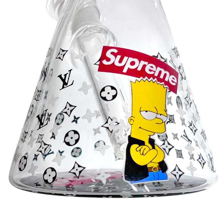 Cartoon Glass Bong base view