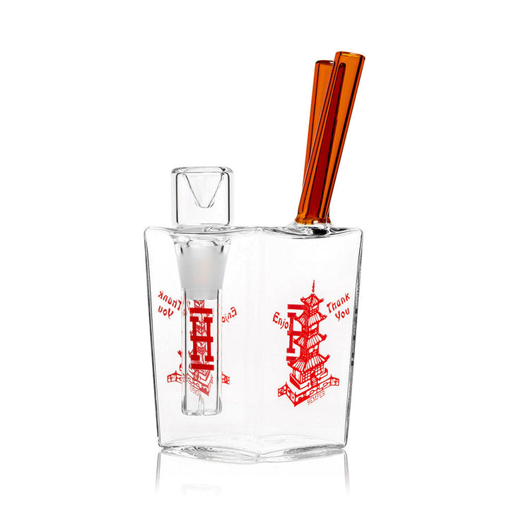 side view of Chinese Takeout Bong
