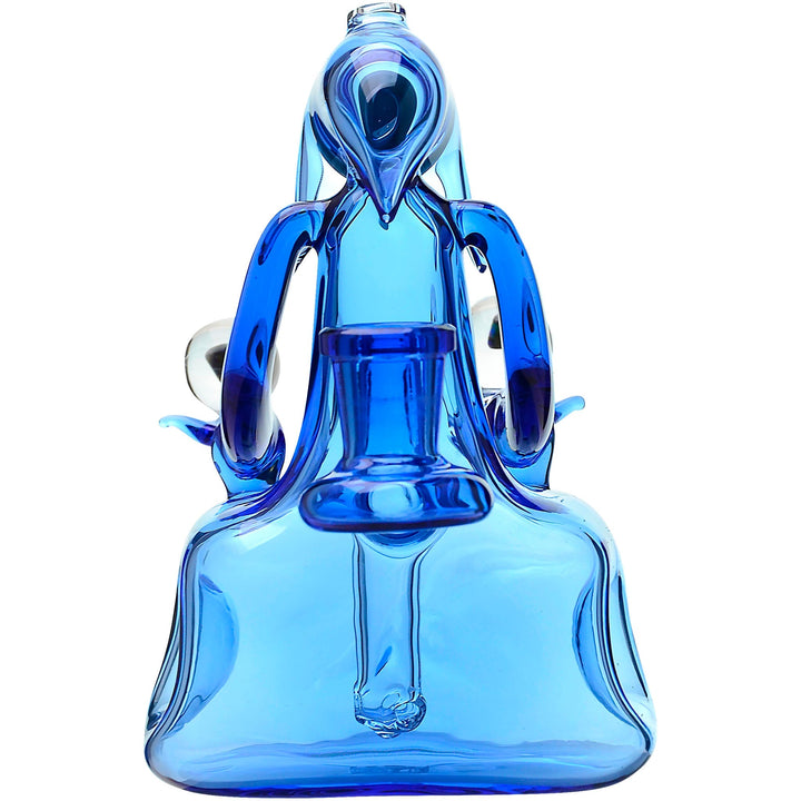 Blue Cloaked Voyager Dab Rig on white background