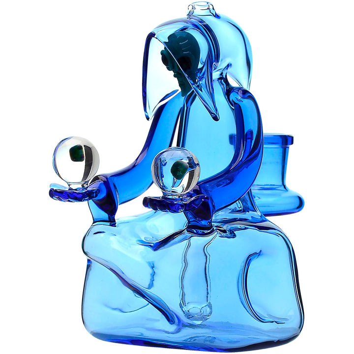Cloaked Voyager Mini Bong in dark blue