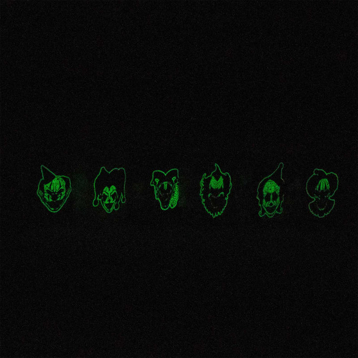 Glow-in-the-dark feature of the Clown Juice Box Dab Rig