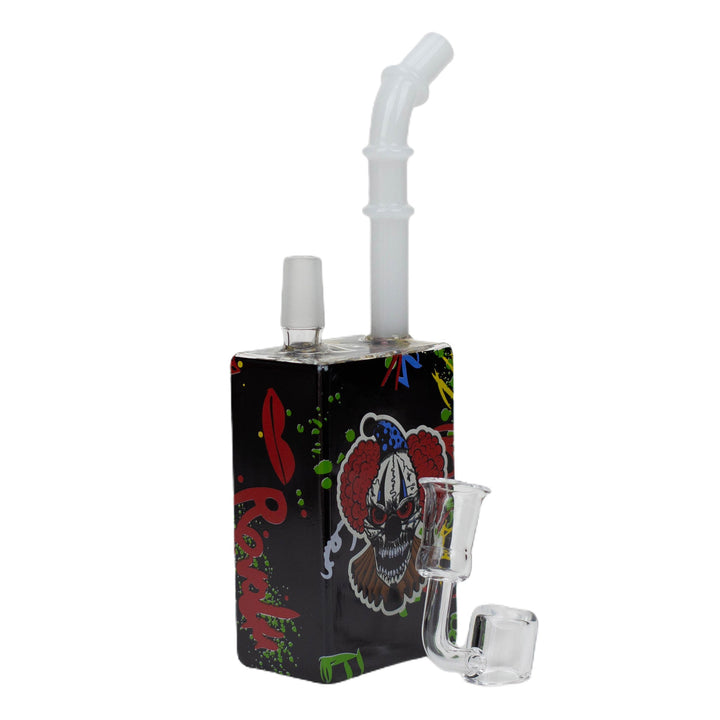 Clown Juice Box-Shaped Dab Rig with Banger