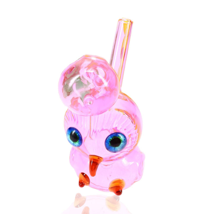 colored glass owl mini oil burner pipe - pilotdiary