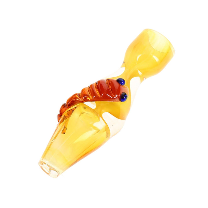 Crawly Gold Fumed Critter Chamber Chillum Pipes - pilotdiary