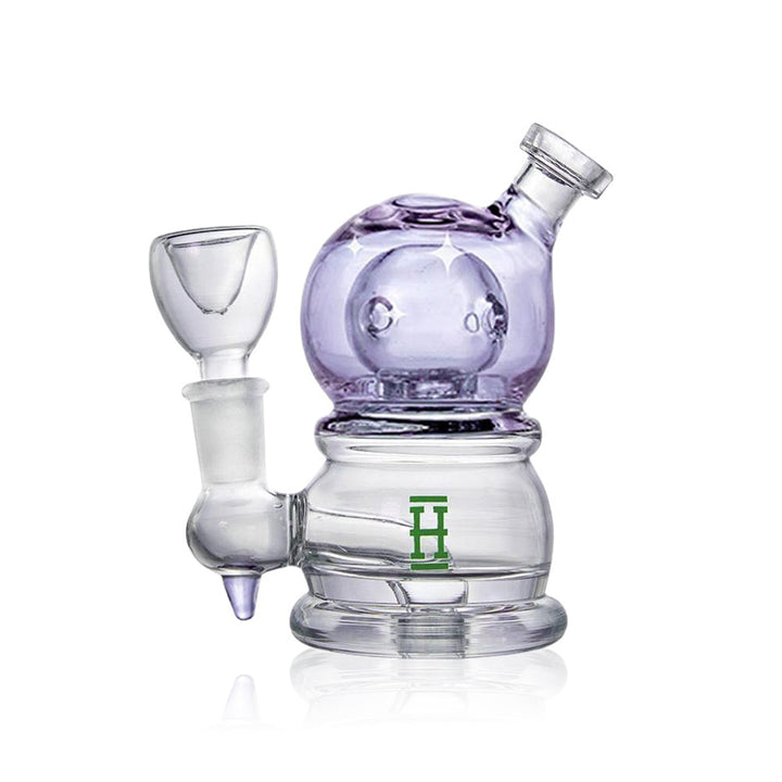 Crystal Ball Water Pipe in purple 