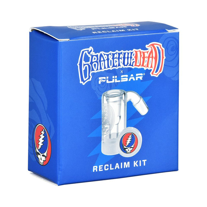 Front view of Dab Rig Reclaim Catcher packaging