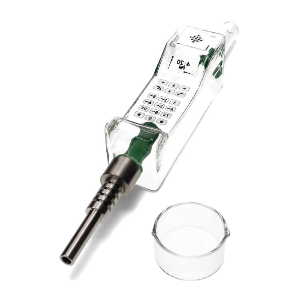 Dial-A-Dab Phone Nectar Collector Straw Kit Green
