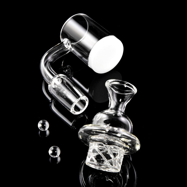 Domeless Quartz Spinner Banger Set with 14mm joint