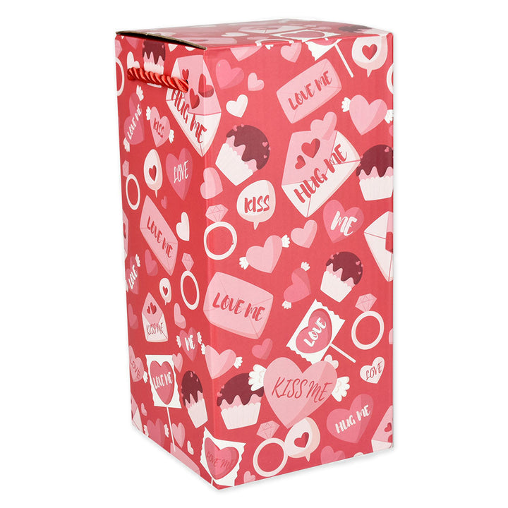 Packaging box of Double Heart Neck Mini Conical Base Bong