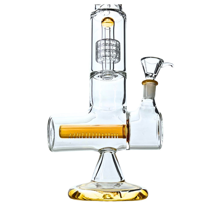Close-up of percolator on Dual-Chamber Bong