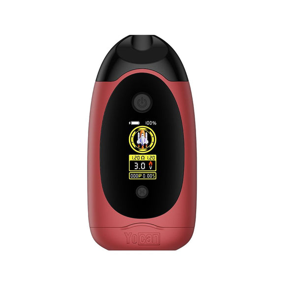 Dubb Dual Vape Cartridge Battery 510 in burgundy