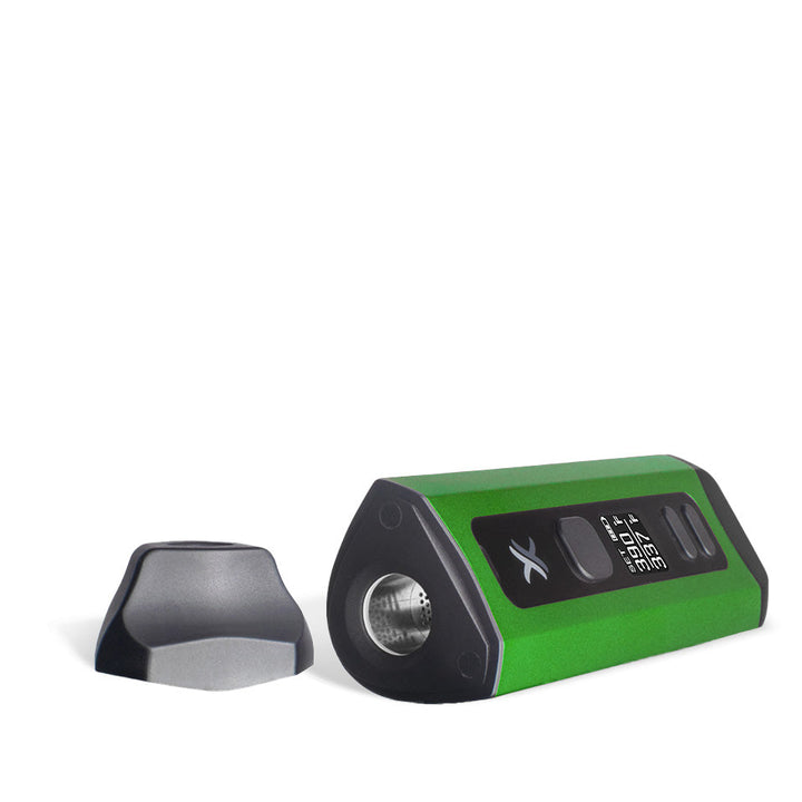 Exxus Vape Mini Plus Portable Wax Vaporizer in green, top view