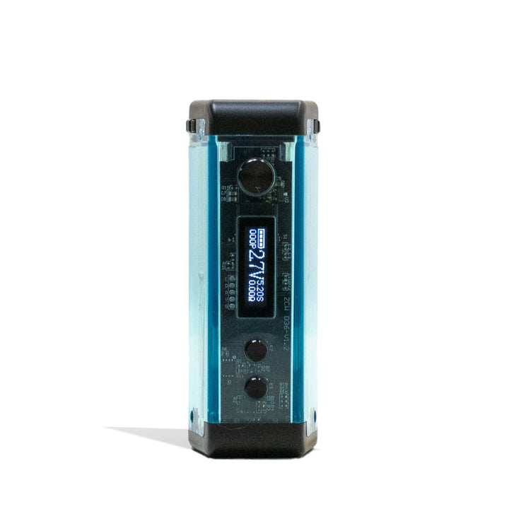 Exxus Vape Adapt 510 Cartridge Vaporizer blue with LED light on