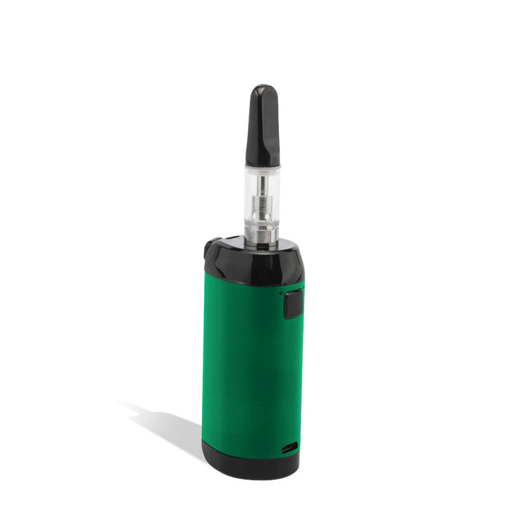 Exxus VRS 3-in-1 Vaporizer Pen in green - side above rig
