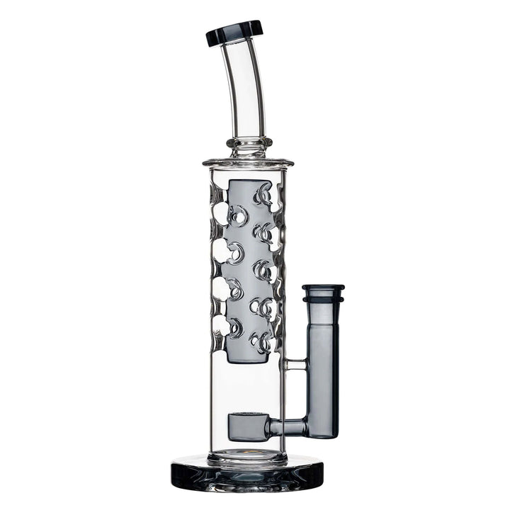 Flower Straight Fab Bong side view