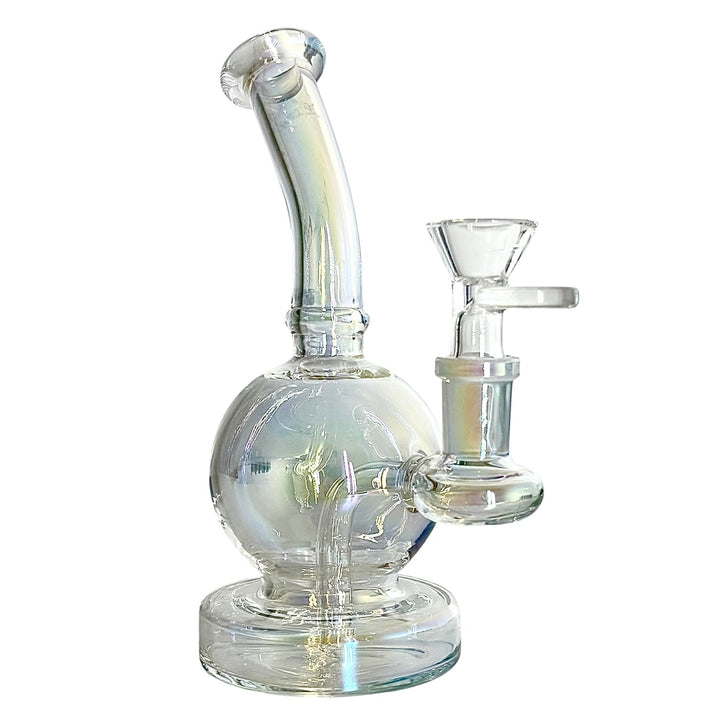 Sunshine Yellow Electroplated Ball Glass Bong
