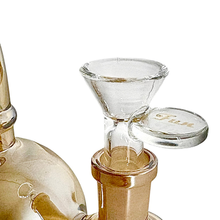 Thick Glass Bowl for Rainbow Electroplated Bong