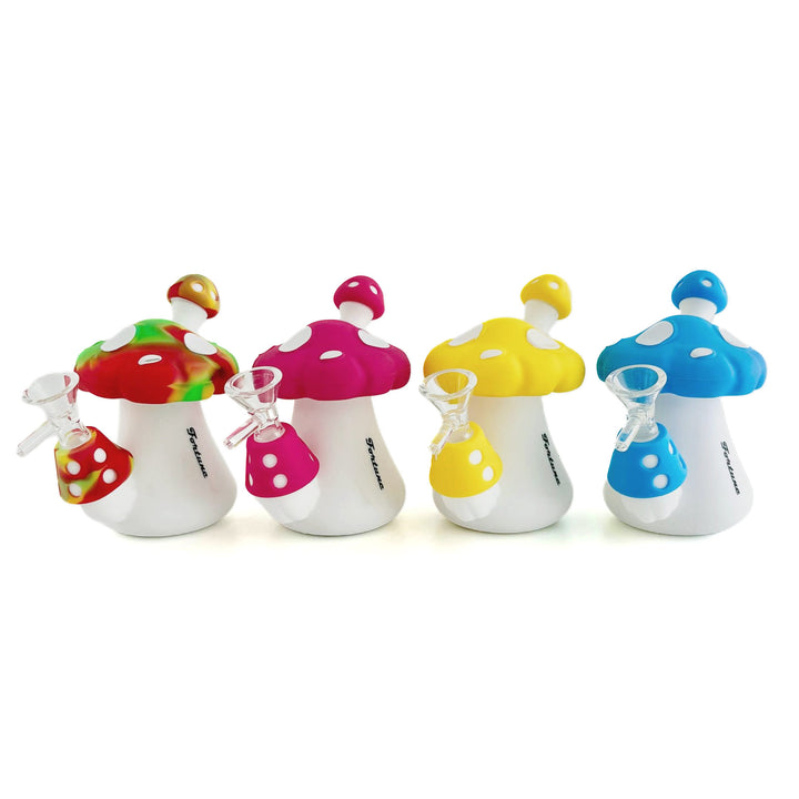 Fortune Silicone Mushroom Bong all colors