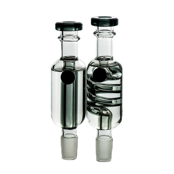 Two freezable glycerin coils designed for ultra-smooth cooling in Freeze Pipe Klein Recycler Dab Rig