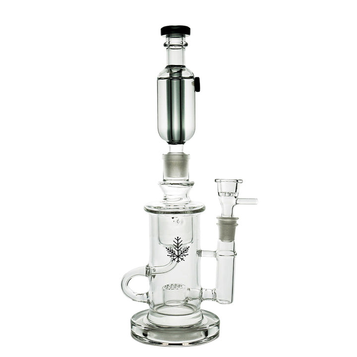 Freeze Pipe Klein Recycler Dab Rig including a honeycomb bowl