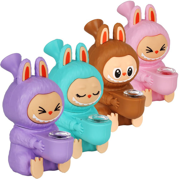 Funny Animal Silicone Mini Water Pipes