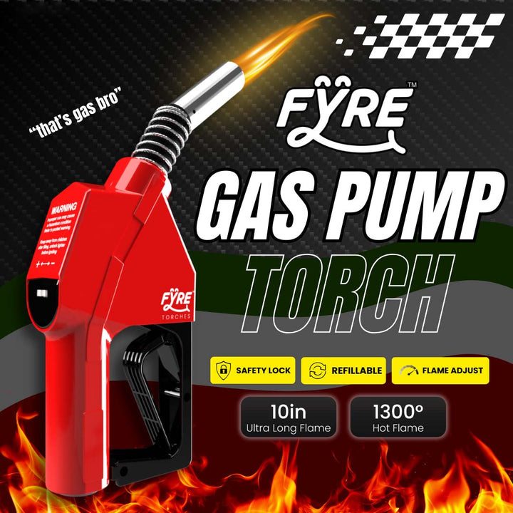 Fyre Gas Pump Adjustable Flame Torch details