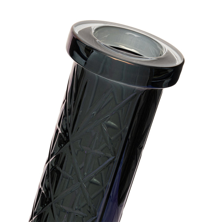 Flat mouthpiece detail of Gear Premium Sidekick Glass Bong, 12-inch thick borosilicate glass