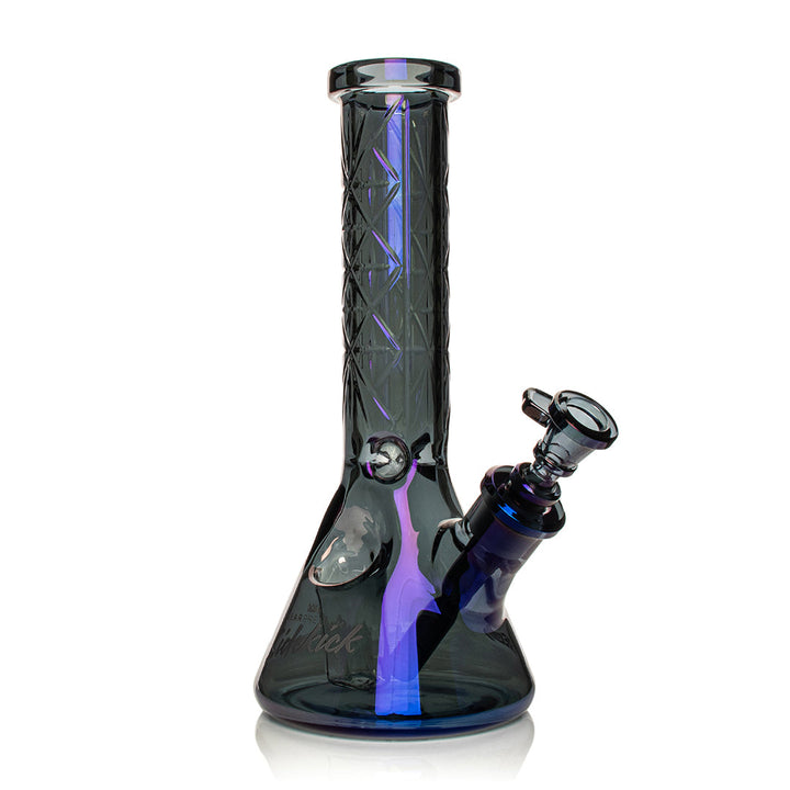 Side view of Gear Premium Sidekick Glass Bong in blue