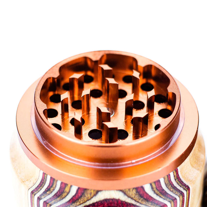 Sharp Diamond-Shaped Grinder Teeth in Genie 4-Part Wood Grinder