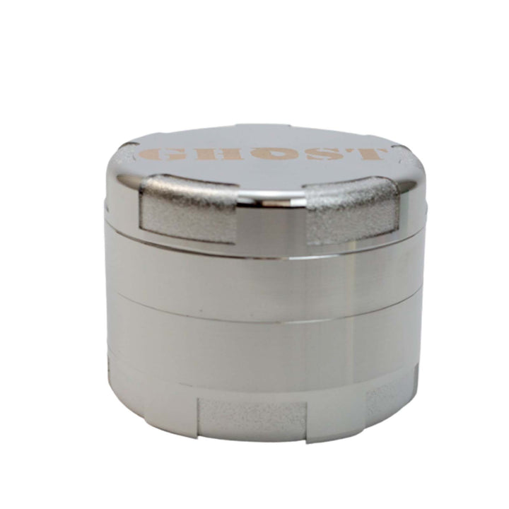 Silver GHOST Large Herb Grinder Side View