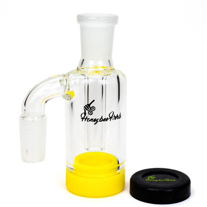 Front view of Glass Reclaim Catcher with cap